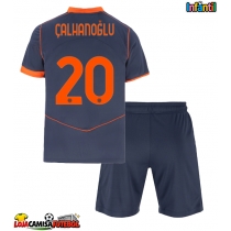 Camisa de Futebol Inter Milan Hakan Calhanoglu #20 Equipamento Alternativo Infantil 2025-26 Manga Curta (+ Calças curtas)